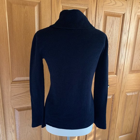 TALBOTS - Flounce Sleeve Cowlneck Sweater - Excellent Shape - Picture 4 of 10
